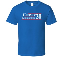 Andrew Cuomo Amy Klobuchar 2020 Presidential T Shirt Andrew Cuomo Amy Klobuchar 2020 Presidential T Shirt