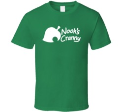 Tom Nook's Cranny Logo Animal Crossing New Horizon Video Game T S Tom Nook's Cranny Logo Animal Crossing New Horizon Video Game T S