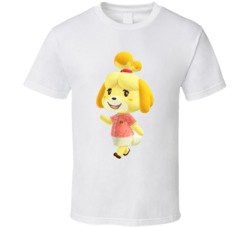 Isabelle Animal Crossing New Horizon Video Game T Shirt Isabelle Animal Crossing New Horizon Video Game T Shirt