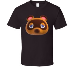 Tom Nook Head Animal Crossing New Horizon Video Game T Shirt Tom Nook Head Animal Crossing New Horizon Video Game T Shirt