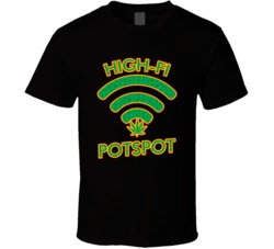 High Fi Potspot Funny Wifi Stoner T Shirt High Fi Potspot Funny Wifi Stoner T Shirt