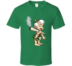 Bam Bam Flintstone Stoner Weed Smoking T Shirt Bam Bam Flintstone Stoner Weed Smoking T Shirt