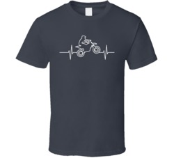 Motorcyle Pulse Silhouette Motorcross Biking Biker Fan T Shirt Motorcyle Pulse Silhouette Motorcross Biking Biker Fan T Shirt