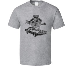 Plymouth Barracuda Retro Classic American Muscle Car Fan Worn Look T S Plymouth Barracuda Retro Classic American Muscle Car Fan Worn Look T S