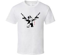 Monopoly Man With Guns T Shirt