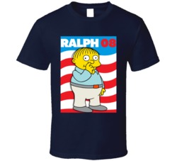 Ralph For President 2008 The Simpsons T Shirt Ralph For President 2008 The Simpsons T Shirt