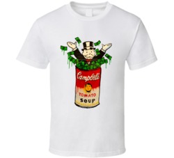 Monopoly Man Campbells Tomato Soup T Shirt