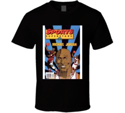 Sports Superstars Michael Jordan Vintage Comic Book T Shirt