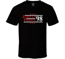 Michael Jordan Scottie Pippen 1998 Basketball T Shirt