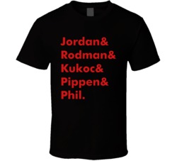 Jordan Rodman Kukoc Pippen Phil Last Dance Basketball Movie T Shirt