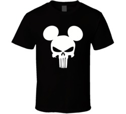 Mickey Mouse Punisher Parody Funny T Shirt