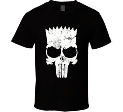 Bart Simpson Punisher Parody Funny T Shirt Bart Simpson Punisher Parody Funny T Shirt