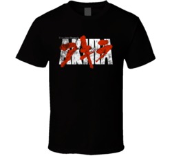 Akira 1988 Essential 80s Movie Film Fan Worn Look T Shirt Akira 1988 Essential 80s Movie Film Fan Worn Look T Shirt