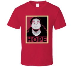 Leki Fotu Hope Arizona Football Sports Team Fan Hope T Shirt Leki Fotu Hope Arizona Football Sports Team Fan Hope T Shirt
