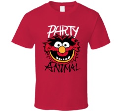 Party Animal Muppets Funny T Shirt Party Animal Muppets Funny T Shirt