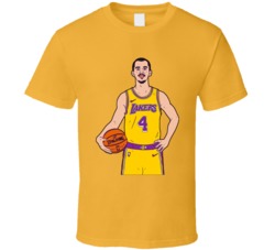 Alex Caruso Los Angeles Basketball Cartoon T Shirt