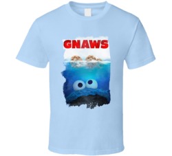Cookie Monster Jaws Parody T Shirt Cookie Monster Jaws Parody T Shirt
