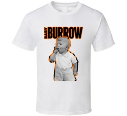 Baby Joe Burrow Smoking Cigar Cincinnati Football Fan T Shirt Baby Joe Burrow Smoking Cigar Cincinnati Football Fan T Shirt