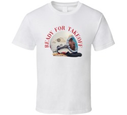 Ready For Takeoff Michael Jordan Astronaut Helmet T Shirt