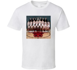 Michael Jordan Last Dance 90s Chicago Basketball Team Photo T Shirt