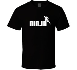 Ninja Funny Sports Logo Parody T Shirt Ninja Funny Sports Logo Parody T Shirt