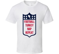Football Turkey Nap Repeat Funny Thanksgiving T Shirt Football Turkey Nap Repeat Funny Thanksgiving T Shirt