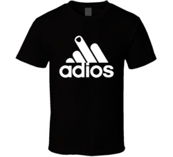 Adios Middle Finger Cool Parody T Shirt Adios Middle Finger Cool Parody T Shirt