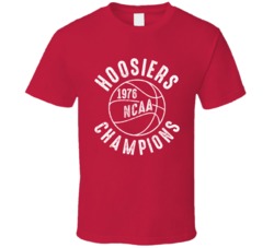 Indiania Hoosiers 1976 Ncaa Basketball Champions T Shirt