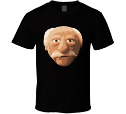 Statler And Waldorf Muppets Balcony Trolls Big Head Fan T Shirt