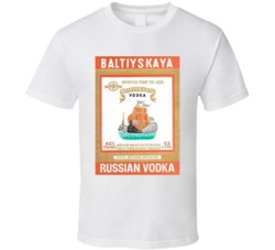 Baltiyskaya Russian Vodka T Shirt Baltiyskaya Russian Vodka T Shirt
