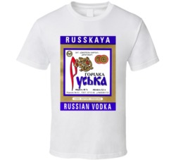 Russkaya Russian Vodka T Shirt Russkaya Russian Vodka T Shirt