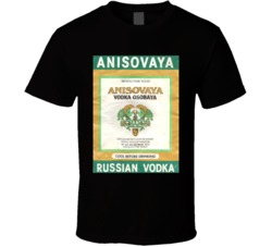 Anisovaya Russian Vodka Lable T Shirt Anisovaya Russian Vodka Lable T Shirt