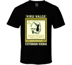 Viru Valge Estonia Vodka T Shirt Viru Valge Estonia Vodka T Shirt
