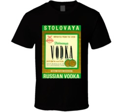 Stolovaya Russian Vodka T Shirt Stolovaya Russian Vodka T Shirt