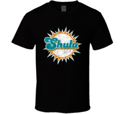 Don Shula 70s Miami Football Coach Retro Grunge Look Logo Parody Fan T Don Shula 70s Miami Football Coach Retro Grunge Look Logo Parody Fan T