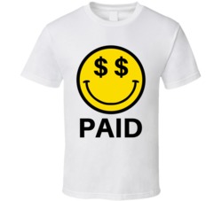 Dennis Rodman Paid Smiley Face T Shirt