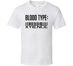 Xyience Energy Drink Logo Funny Blood Type Parody T Shirt Xyience Energy Drink Logo Funny Blood Type Parody T Shirt