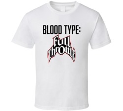 Full Throttle Energy Drink Logo Funny Blood Type Parody T Shirt Full Throttle Energy Drink Logo Funny Blood Type Parody T Shirt