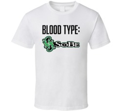 Sobe Energy Drink Logo Funny Blood Type Parody T Shirt Sobe Energy Drink Logo Funny Blood Type Parody T Shirt