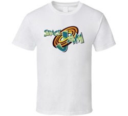 Space Jam Basketball Movie Logo Film Fan T Shirt