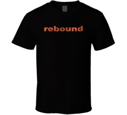 Rebound Basketbal Movie Logo Film Fan Worn Look T Shirt