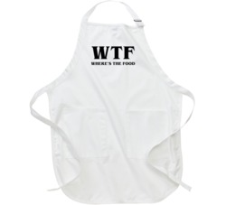 Wtf Wheres The Food Funny Apron