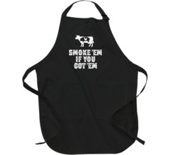 Smoke Em If You Got Em Funny Grilling Apron