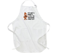 Not A Party Until The Sausage Comes Out Funny Grilling Apron