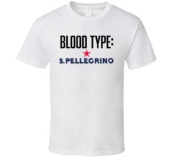 San Pellegrino Soda Pop Drink Logo Funny Blood Type Parody T Shirt San Pellegrino Soda Pop Drink Logo Funny Blood Type Parody T Shirt