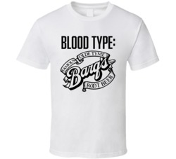 Barqs Root Beer Soda Pop Drink Logo Funny Blood Type Parody T Shirt Barqs Root Beer Soda Pop Drink Logo Funny Blood Type Parody T Shirt