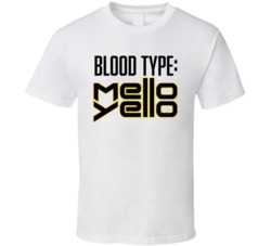 Mello Yello Soda Pop Drink Logo Funny Blood Type Parody T Shirt Mello Yello Soda Pop Drink Logo Funny Blood Type Parody T Shirt