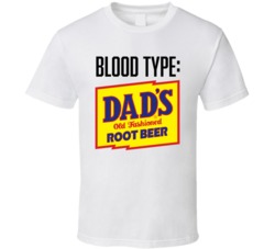 Dads Root Beer Soda Pop Drink Logo Funny Blood Type Parody T Shirt Dads Root Beer Soda Pop Drink Logo Funny Blood Type Parody T Shirt