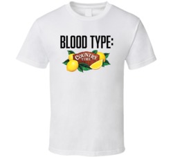 Country Time Lemonade Juice Soda Pop Drink Logo Funny Blood Type Parod Country Time Lemonade Juice Soda Pop Drink Logo Funny Blood Type Parod