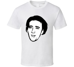Nicolas Cage Greatest 80s Teen Star Celebrity Fan Big Head T Shirt Nicolas Cage Greatest 80s Teen Star Celebrity Fan Big Head T Shirt